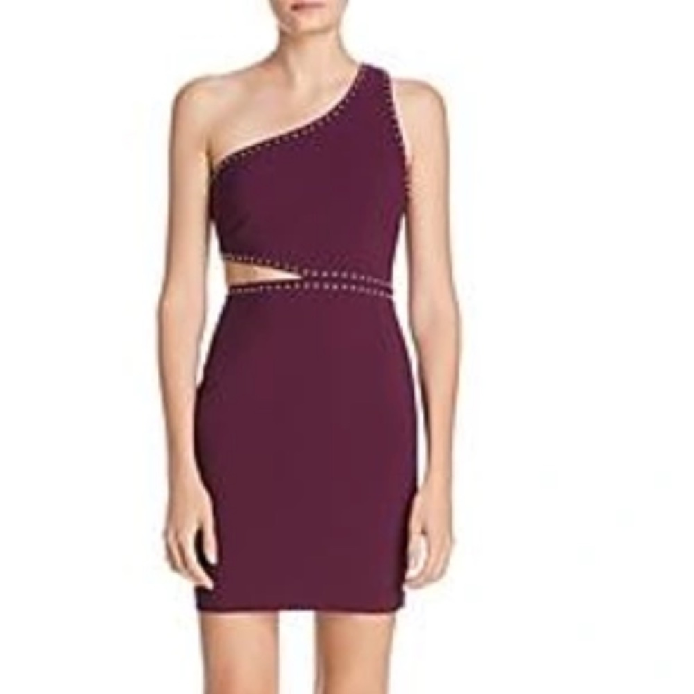 NWT Likely 10 Portia Purple Cut-Out Dress